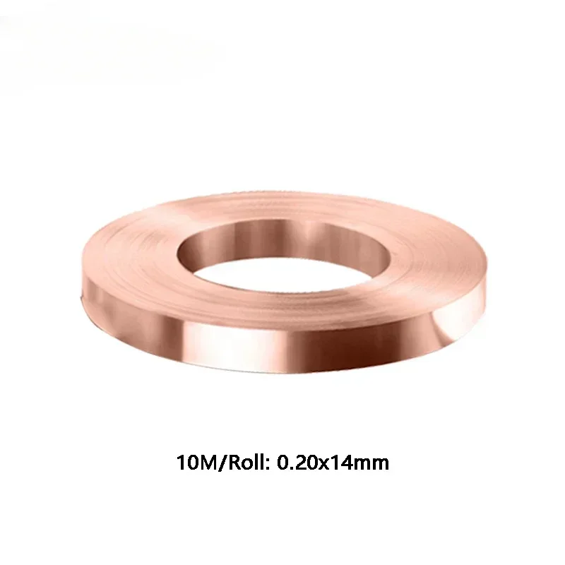 

10M Thickness 0.2mm Width 14mm Pure Copper Strip for Contractors & DIY Projects