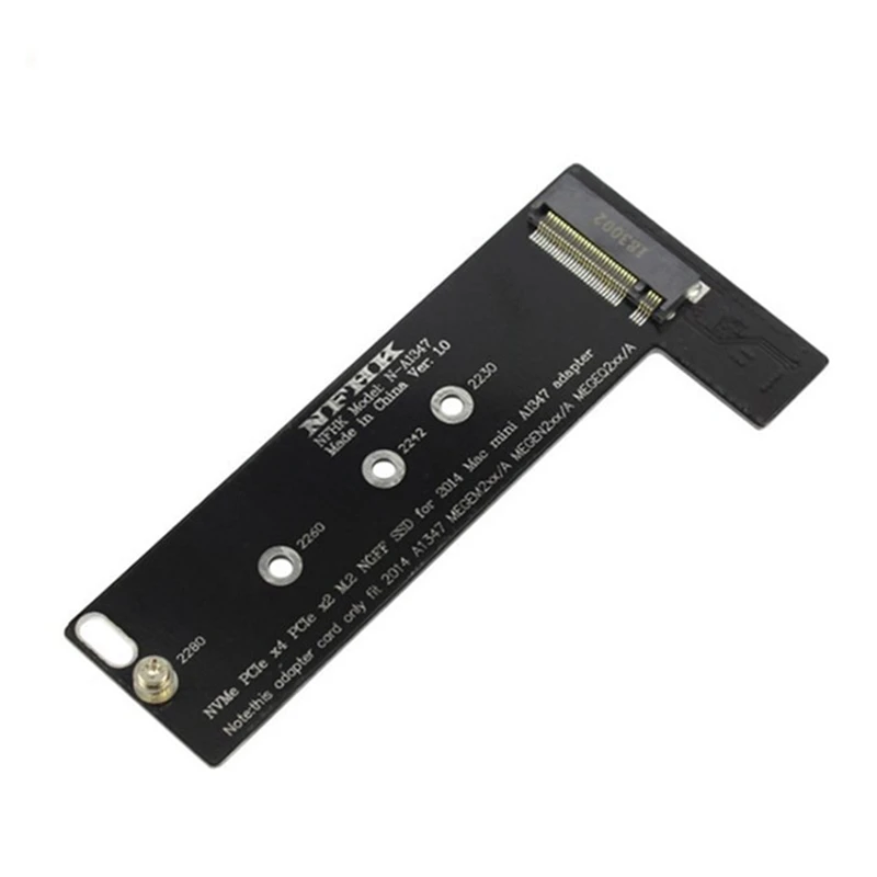 M chave nvme m2 ssd para aplicar mac mini 2014 a1347 megen2 megem2 megeq2 adaptador pci express ngff 760p 600p riser cartão