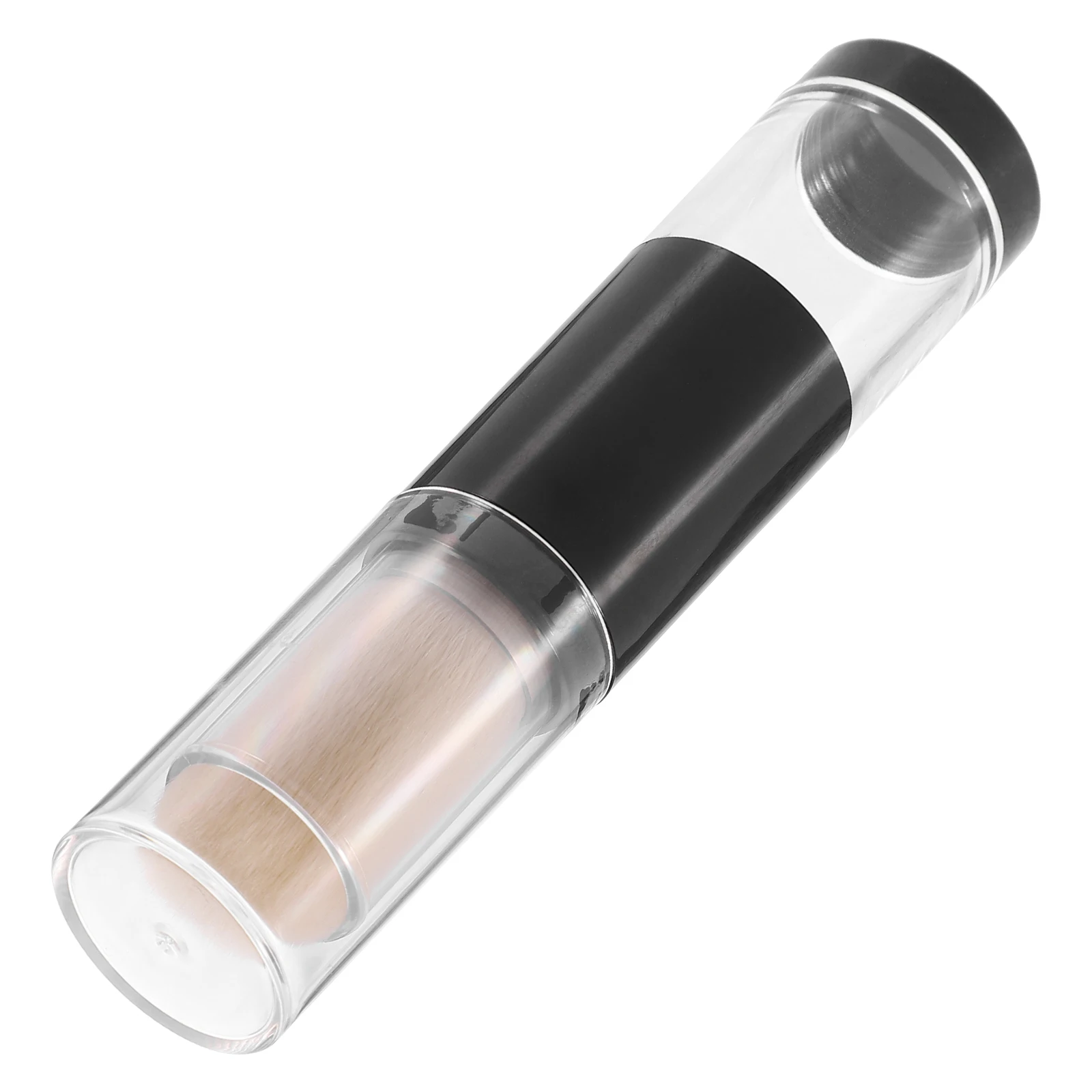 Pennello per bottiglia pressabile Fondotinta Blush Evidenziatore Applicatore per trucco da viaggio riutilizzabile Pennello per cipria per pressatura sciolta