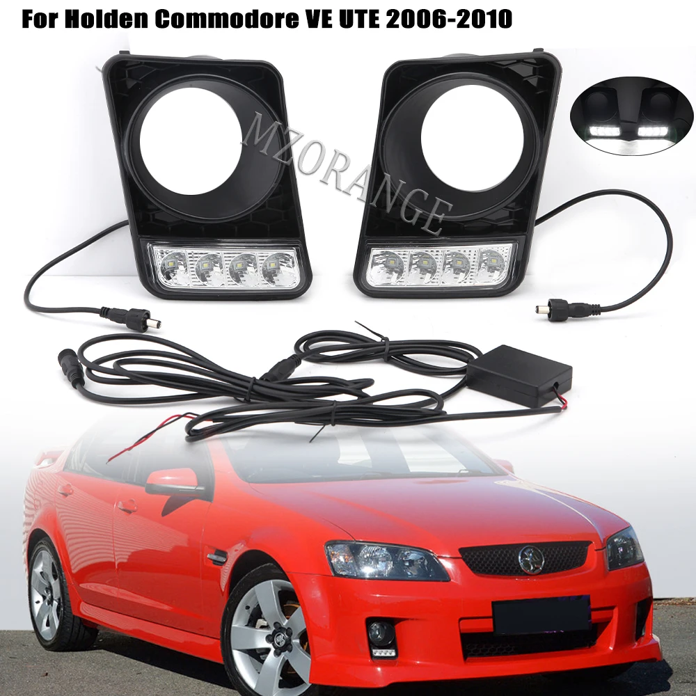 

Для Holden Commodore VE Serie 1 SV6 SSV SS 1 комплект светодиодных DRL дневных ходовых огней Противотуманные фары Крышка фары