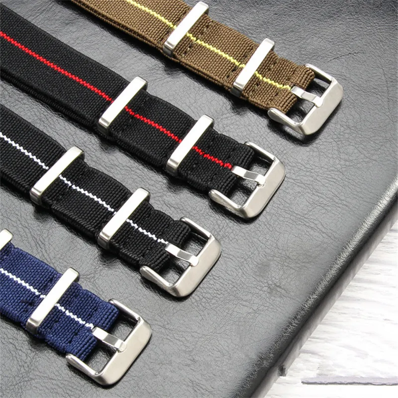 18mm 20mm 22mm elasticidade resiliência estiramento pulseira de relógio de náilon universal masculino feminino pulseira acessórios pulseiras pulseira