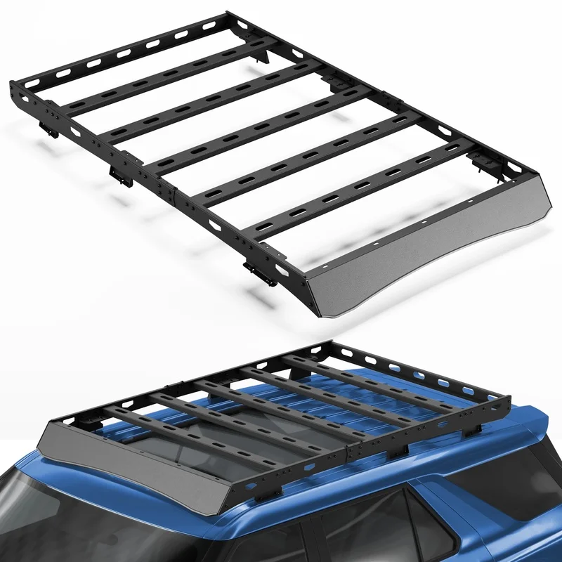 High Quality Heavy Duty E-Coated Powder Coated Steel Full Rooftop Cargo Platform Fit For Explorer 2020-2026 Car Exterior Accesso