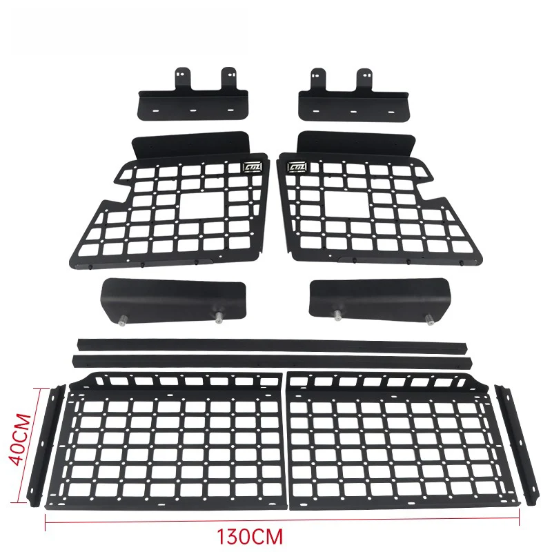 

Rear Racks Accessories For Mitsubishi Pajero 4 Trunk Storage Rack Side Window Trunk Horizontal Frame Pajero Sport