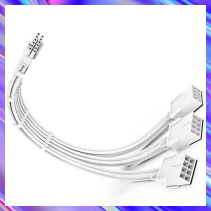 

Кабель-удлинитель PCI-E 5.0 с рукавами Удлинительный кабель питания видеокарты Модульный плетеный провод