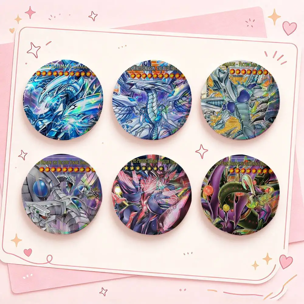 Victory Dragon Yu-Gi-Oh  Badges Creative Tinplate Button PinsBrooch Badge Clothes Backpack