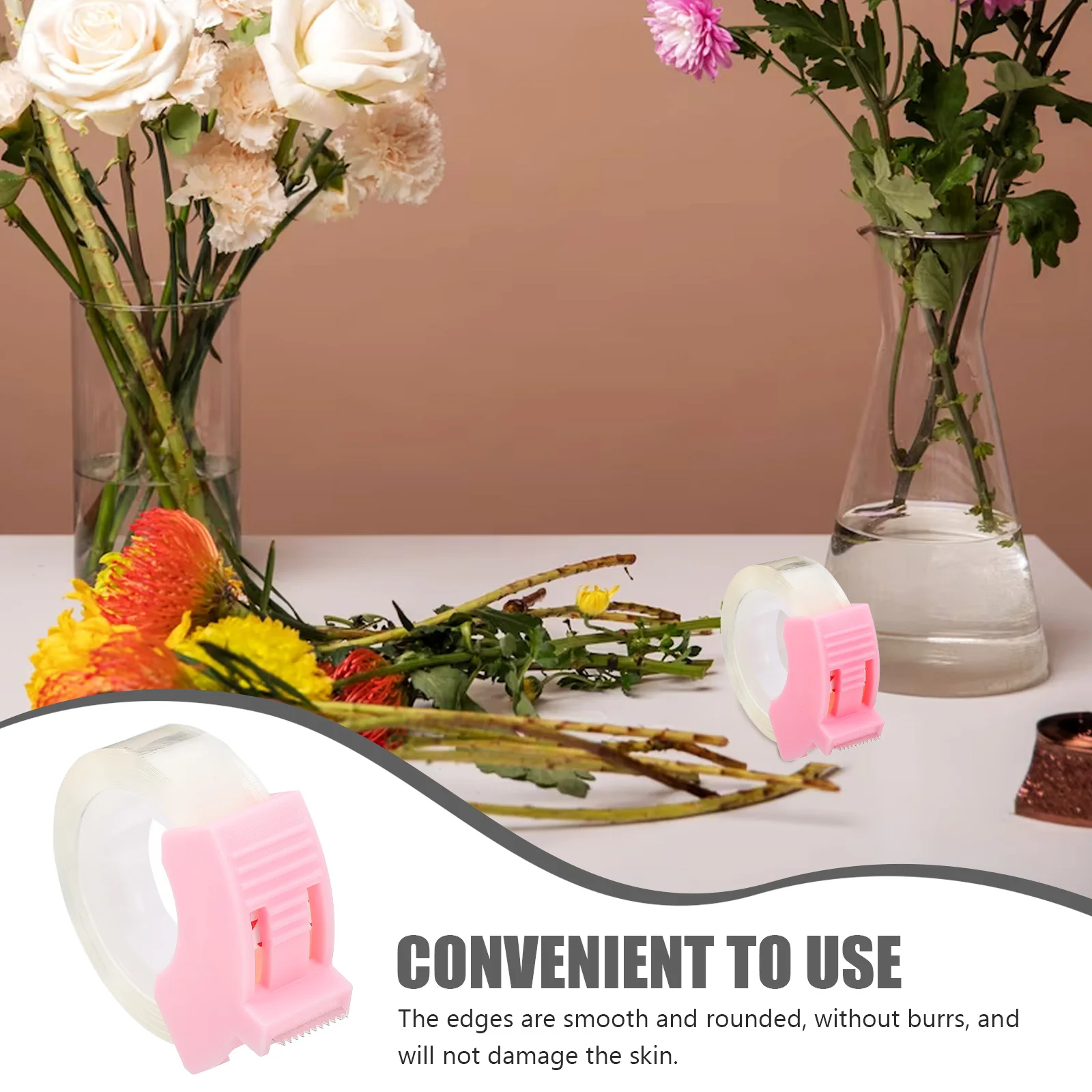 

Reusable Tape Cutter Plastic Material Stable Characteristics High Reliability Convenient Tape Dispenser Home Office Use