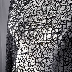 Hollow Lace Net  Fabric Clothing Designer Apparel Sewing Fabric Wholesale Cloth for By The Meter Diy Material