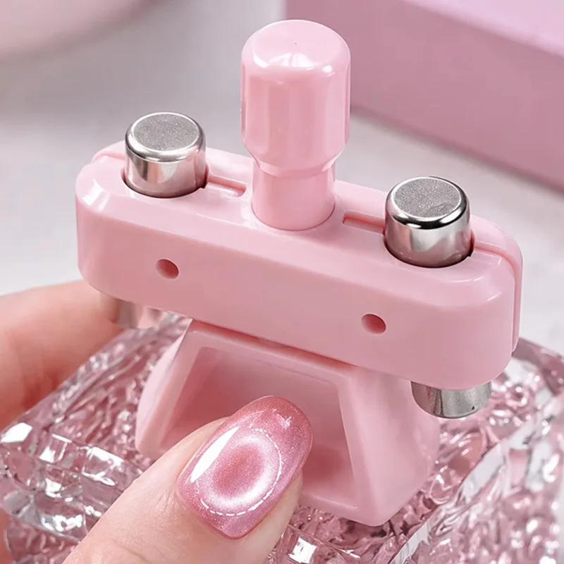 Powerful Automatic Cat‘s Eye Magnet Rotatable Whipping Top Design Wide Light Glass Bead Nail Art Magnetic for Gel Nail Polish