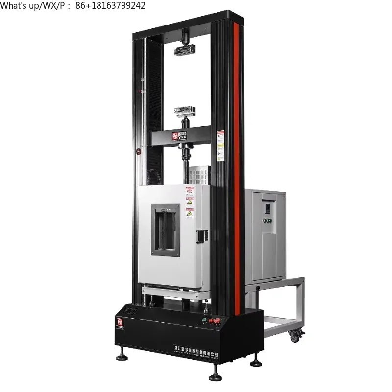 100KN Computer Control Electronic Tensile Strength Universal Testing Machine With High Low Temperature Chambr