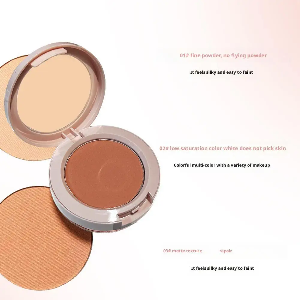 3 cores facial iluminador paleta de maquiagem rosto fosco sombra brilho duradouro iluminar contorno shimmer pó cosméticos