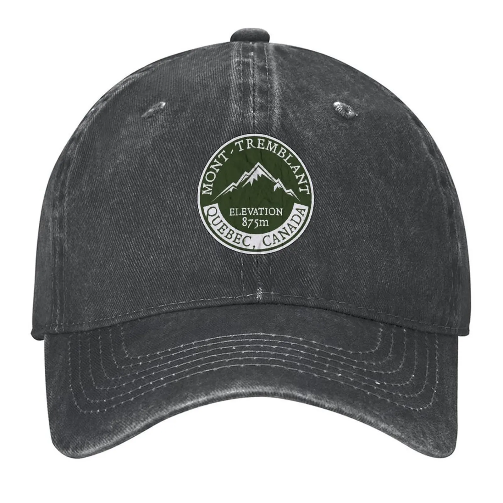 Mont Tremblant Canada Skiing Quebec Ski Baseball Cap Dropshipping tactical cap Fashion Beach Male hat Men Caps Women's