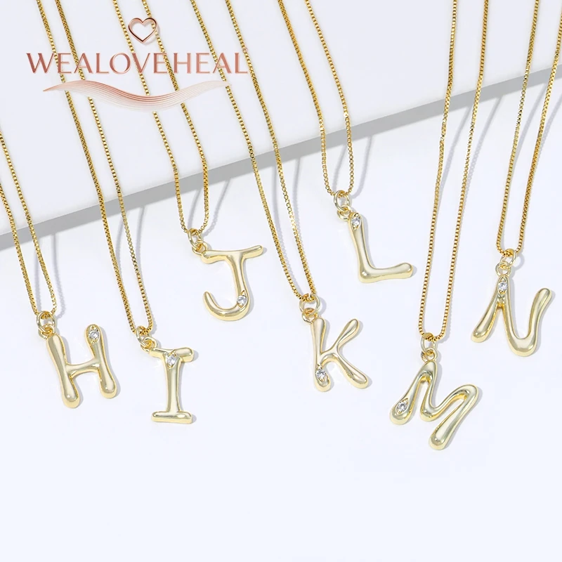 muttertagsgeschenk，Luxuriöse Halskette mit Initialen von A bis Z aus 18 Karat vergoldetem Messing, glänzender CZ-Buchstabenanhänger, minimalistischer Alphabet-Schmuck für Frauen, individuelles Namensgeschenk – Detail 17