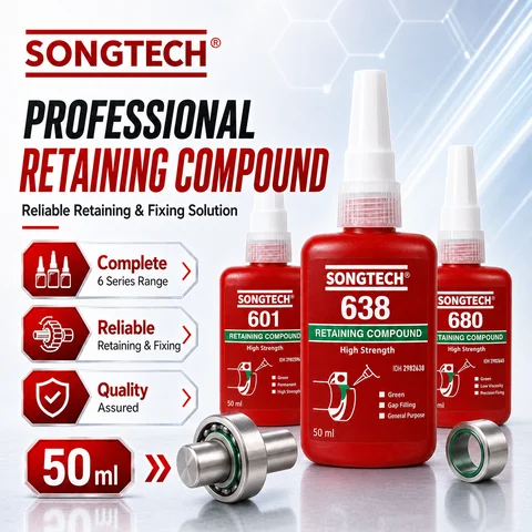 50ml Songtech Loctite 601 603 609 620 638 641 648 680 Retaining Compound Threadlocker Anaerobic Adhesive Thread Lock Glue