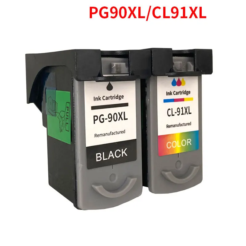 

Совместимая замена картриджа с чернилами для принтера Canon PG90 CL91 Pixus MP170 MP450 MP460 MP470 IP1700 IP2200 IP2500 IP2600
