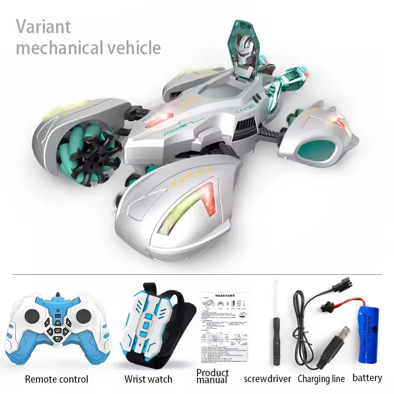 2.4g dublê rc carro 4wd transformador robô de controle remoto calçada carro corrida gesto detecção elétrica brinquedos ao ar livre veículo deriva