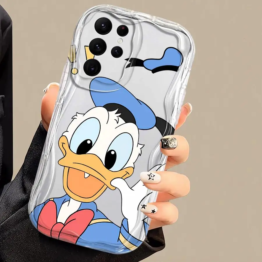 Disney Donald Duck Phone Case for Samsung Galaxy S24 Ultra S23 FE S22 S23 Plus S21 S20 FE Bumper Cover