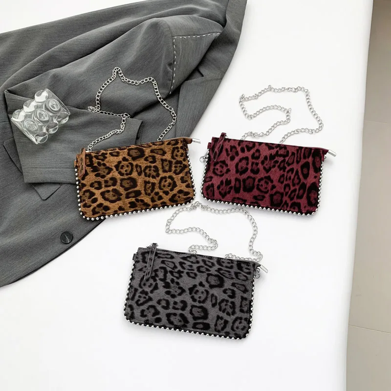 Einfarbige Umhängetaschen für Damen, modische Ketten-Handytaschen, modische Schulter-Messenger-Tasche, Sac A Main für Frauen – Detail 18