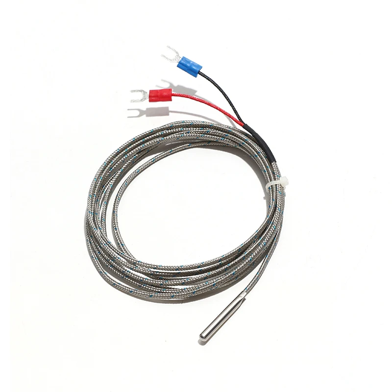 1PC WRNT-035 K/E/J-type Thermocouple High Precision Sensor Probe 0.5M 1M 2M 3M 4M Alloy Metal Shielded Wire Test Cable