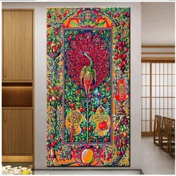 Red-crowned Crane William Morris DIY 5d Diamond Painting Abstract Fruit Tree Flowers Mosaic Cross Stitch Kits Embroidery Decor