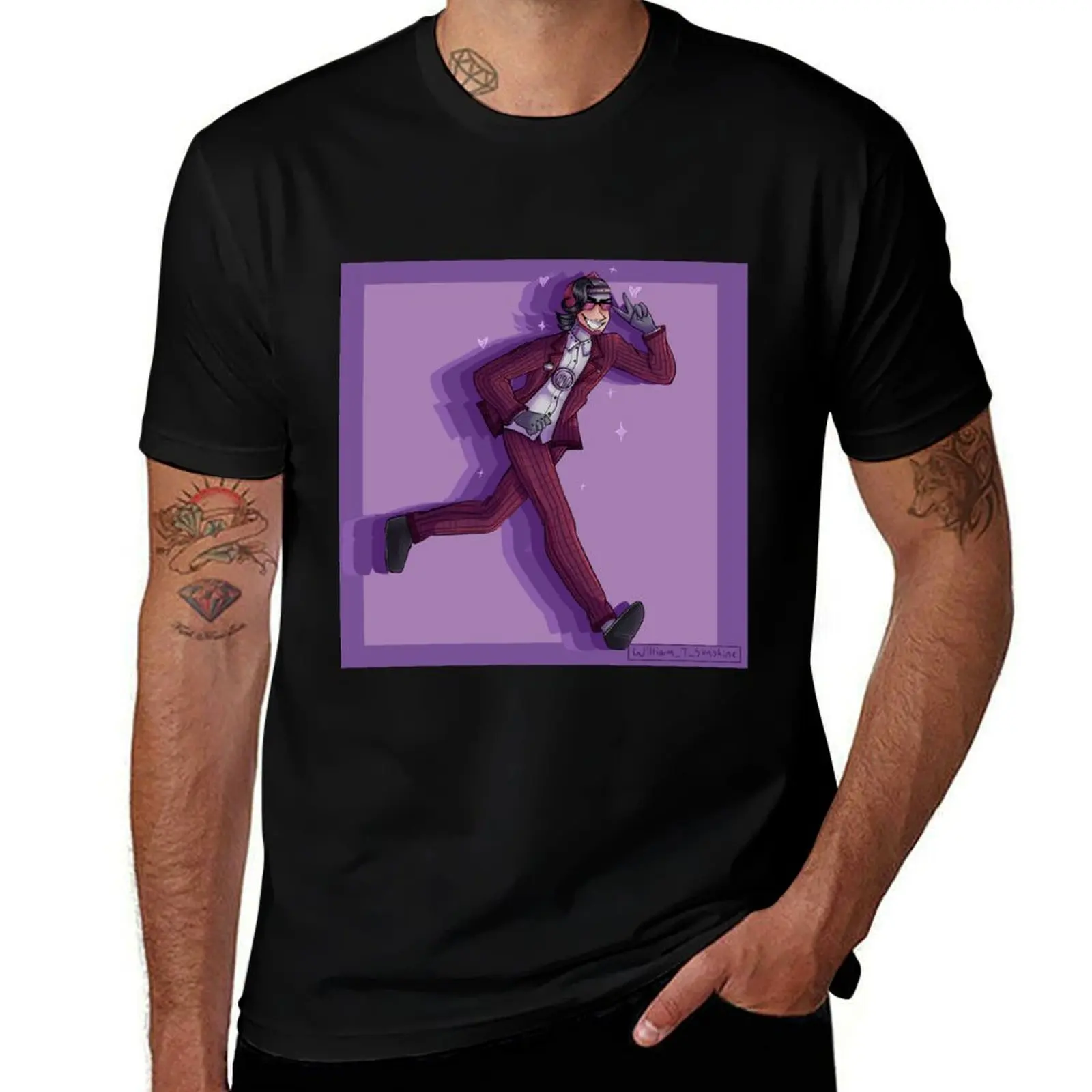 Toontown Graham Ness Payser T-Shirt Casual Lightweight Short Sleeve Top T-Shirt