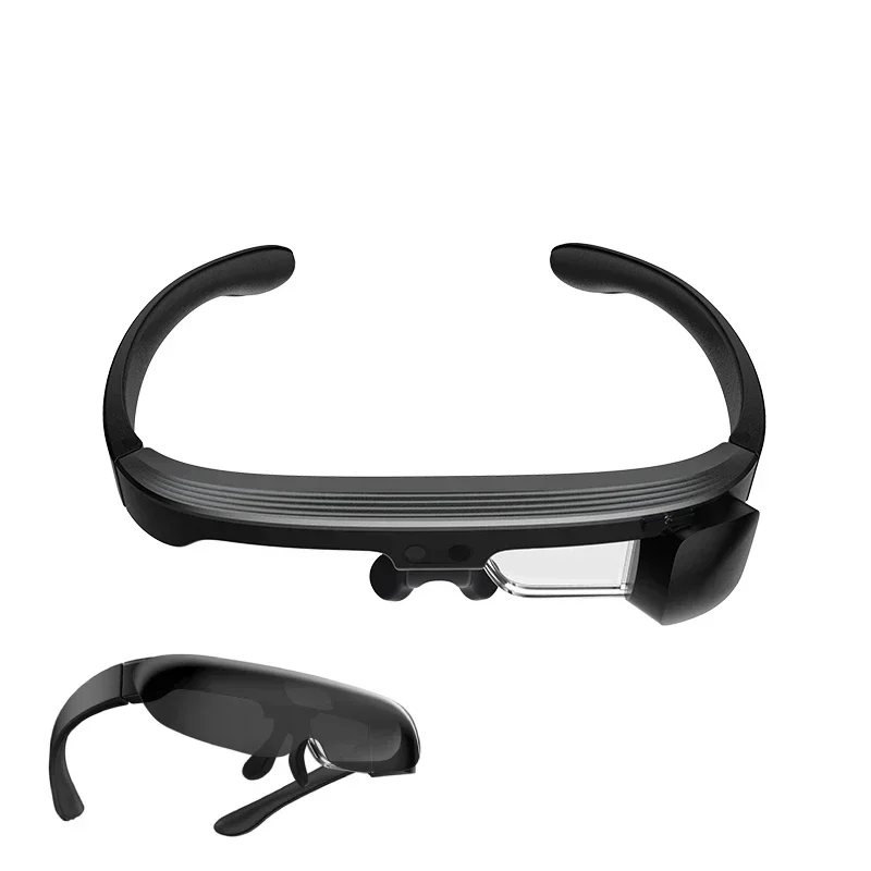 

6dof 3D ar cinema video holographic virture glasses hardware with screen bluetooth smart VR AR projection android ar glasses