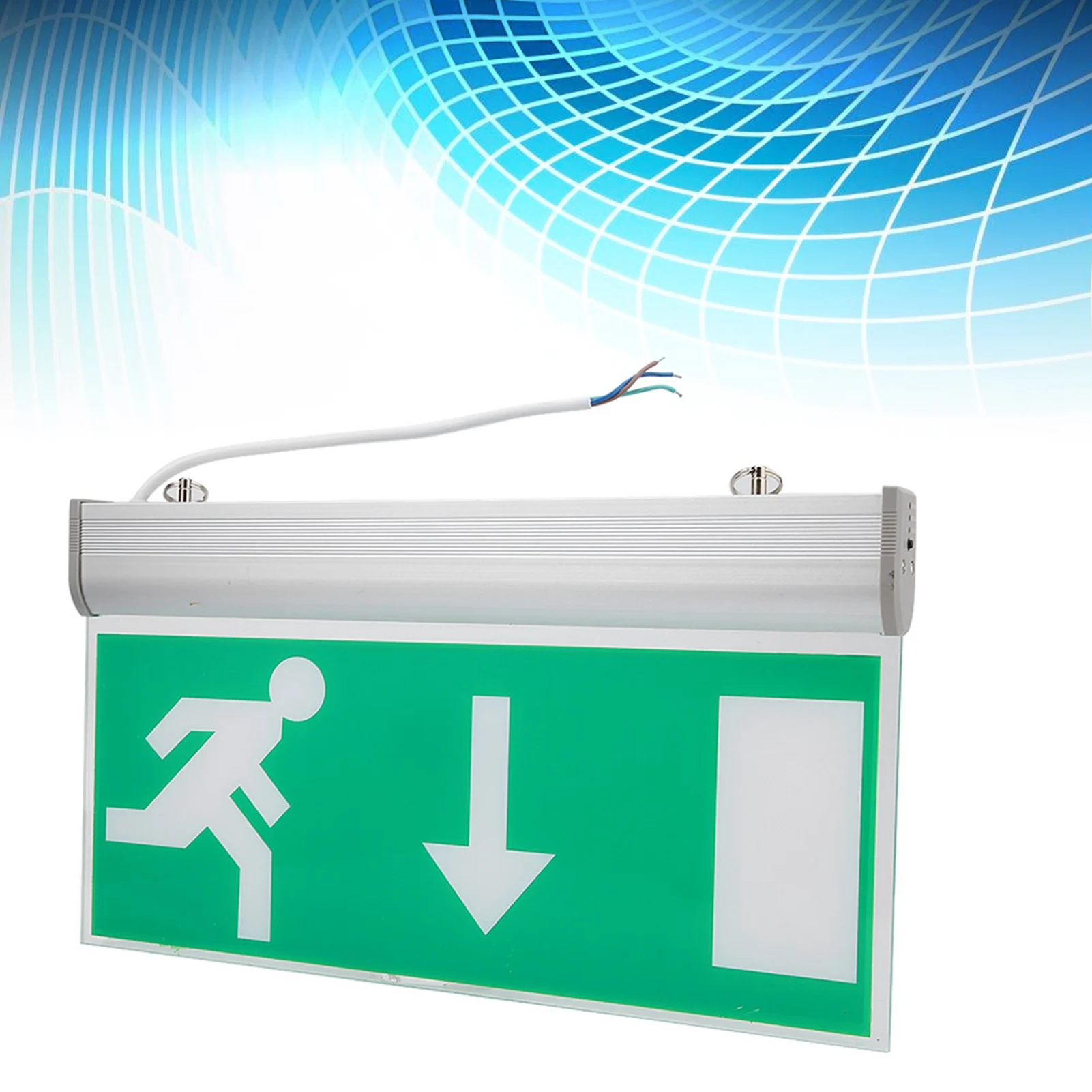 Acrylic LED Emergency Exit Lighting Sign Safety Evacuation Indicator Light 110‑220V Exit Lighting Sign LED Emergency Exit Sign