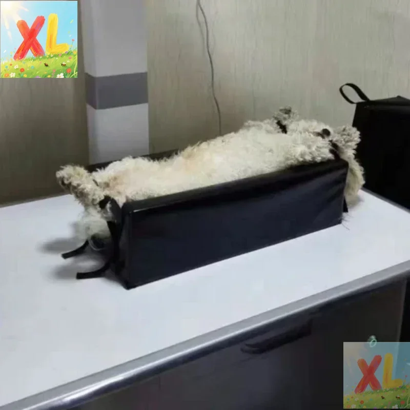 

Large Pet Positioning Mat V-Groove Ultrasound X-Ray Dr Film Cat Dog Grooming Belly Flip Positioner Multifunction Positioner Ultr