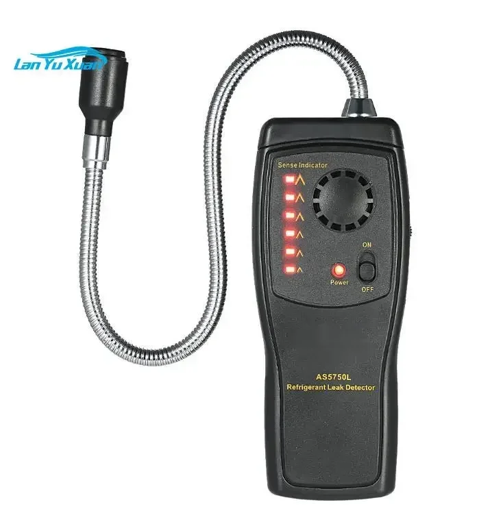 

AS5750L Hand-held CFCs HCFCs HFCs Halogen Gas Detector Refrigerant Air Conditioning Freon Leak Tester