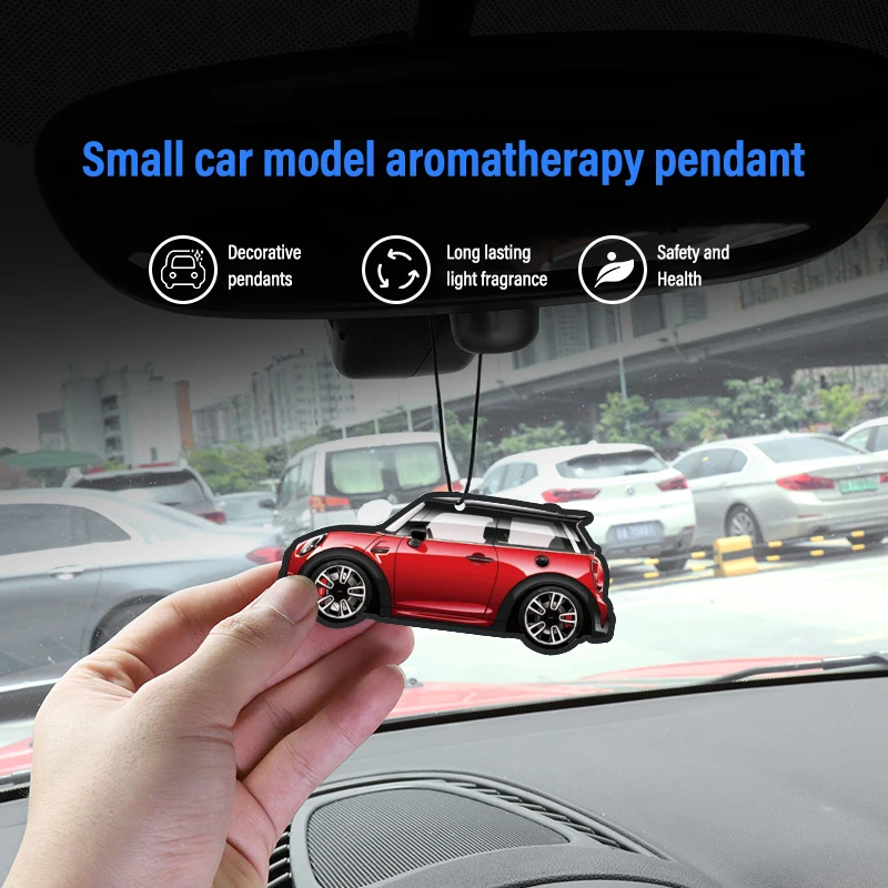 1X Car Interior Aromatherapy Pendant For Mini Cooper JCW F54 F55 F56 F57 F60 R55 R56 R60 R61 Car Model Rear View Mirror Pendant