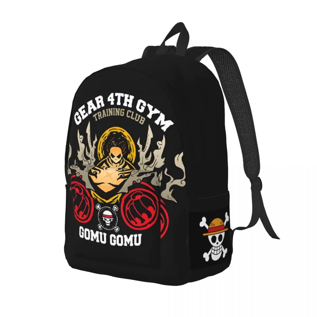 Personalised Gear 4Th Gym Bookbag Journey Retro Washable ONE PIECE College Student Bookbag Birthday Gift