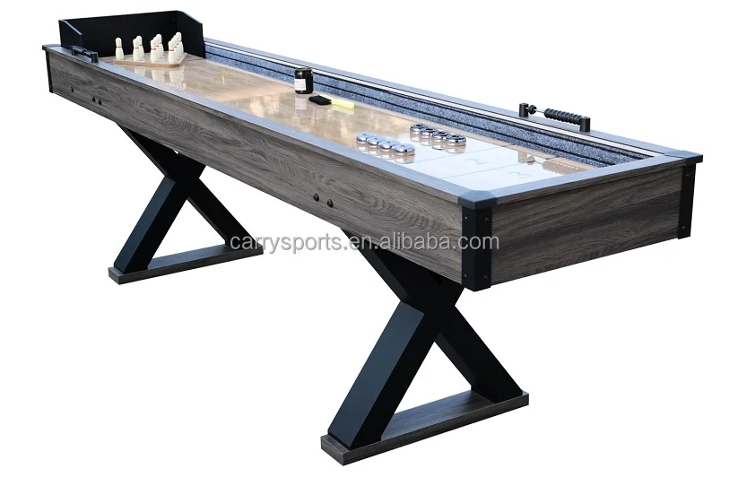 طاولات رياضية داخلية قابلة للتخصيص 9ft/12ft/14ft/16ft/18ft/20ft/22ft لوح خشبي أساسي وبولينج للنوادي