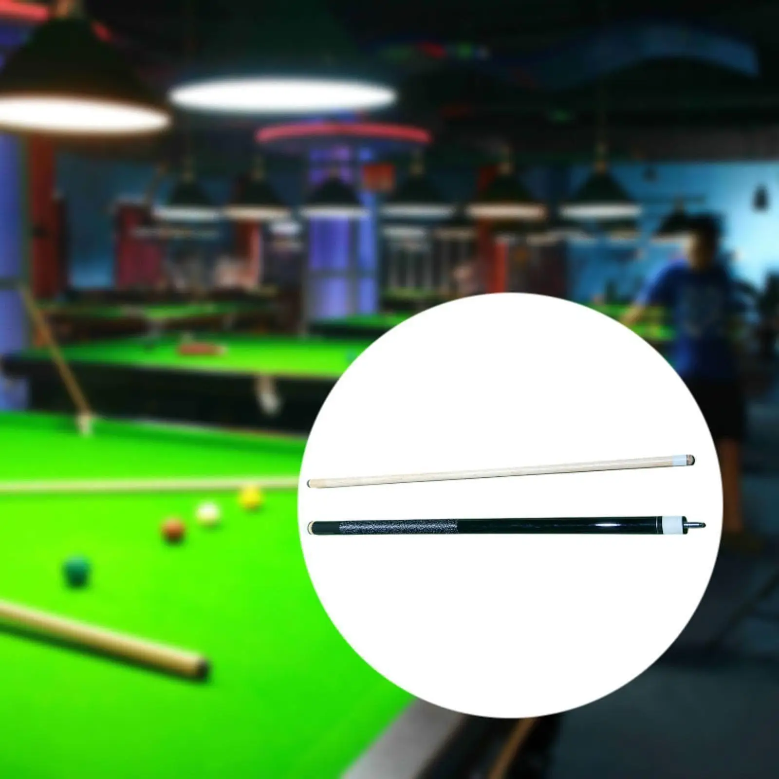 

Бильярдный кий для снукера, 3 мм наконечник, двухсекционный, легкий, практичный, модный, длина 57 дюймов, для офиса, дома, мужчин и женщин