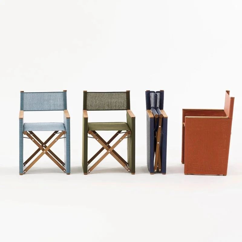 

Outdoor folding chair wood grain three-piece set table and chair combination outdoor coffee table chair furniture