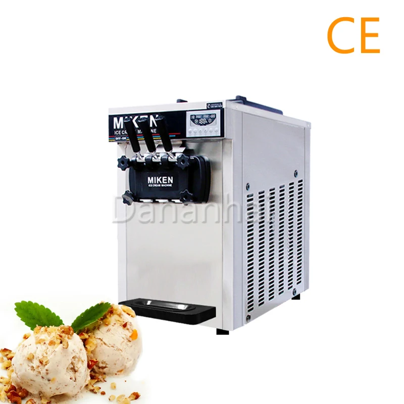 

Professional Stainless Steel Yogurt Machines With Three Flavors For Commercial Soft Ice Cream Machines