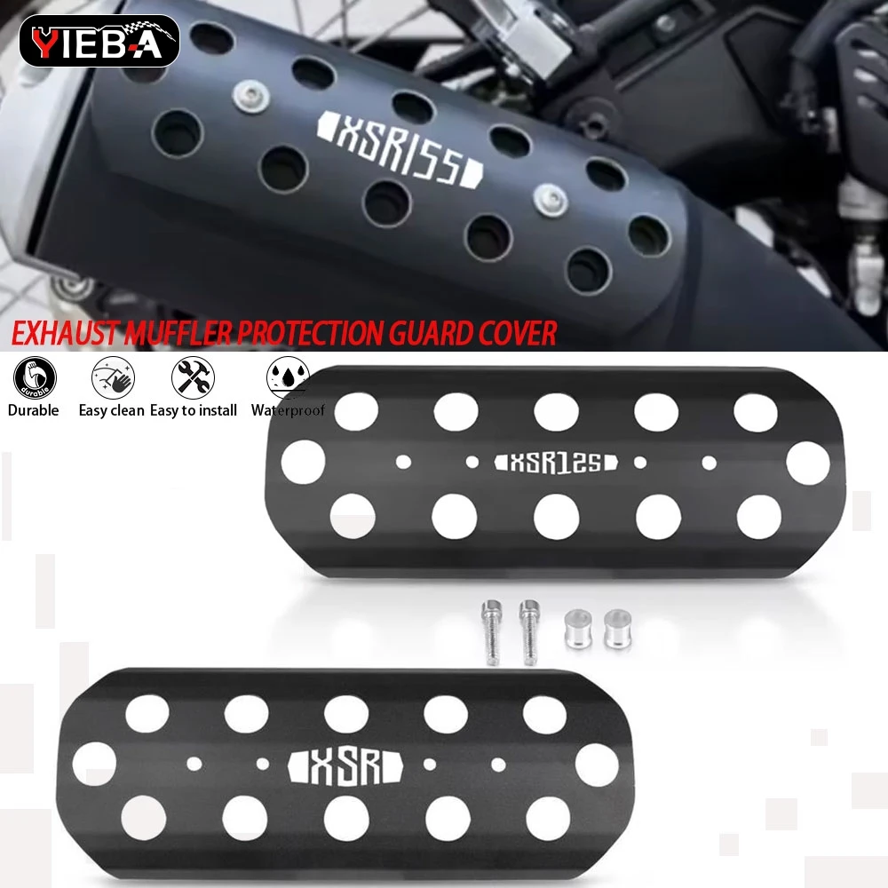 

For YAMAHA XSR125 2021 2022 2023 2024 2025 XSR 125 2026 Motorcycle Exhaust Pipe Heat Shield Guard Anti-scalding Cover Protector