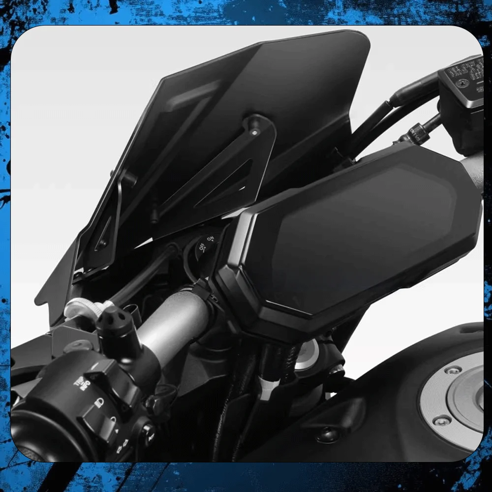 

Front Windshield & Aluminum Wind Deflector Fairing for Yamaha MT07 2021 - Motorcycle Parts