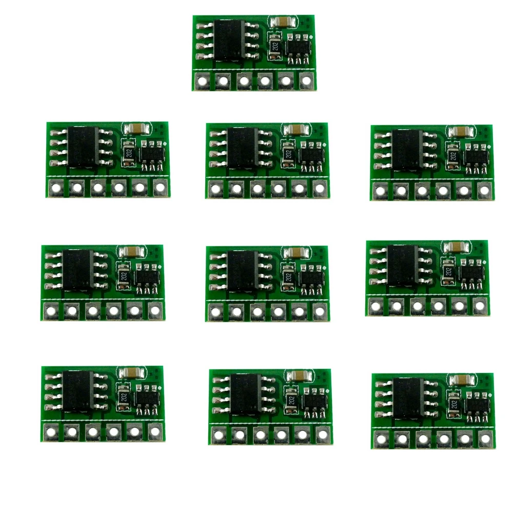 6A DC 3V 3.3V 3.7V 5V Electronic Switch Latch Bistable Self-locking Trigger Board for LED Motor Driver Solar Lithium battery