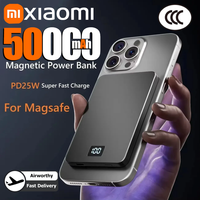 Xiaomi 10000mAh Slim Magnetic Wireless Power Bank PD 25W Fast Charging Portable External Battery For Magsafe iPhone Samsung New