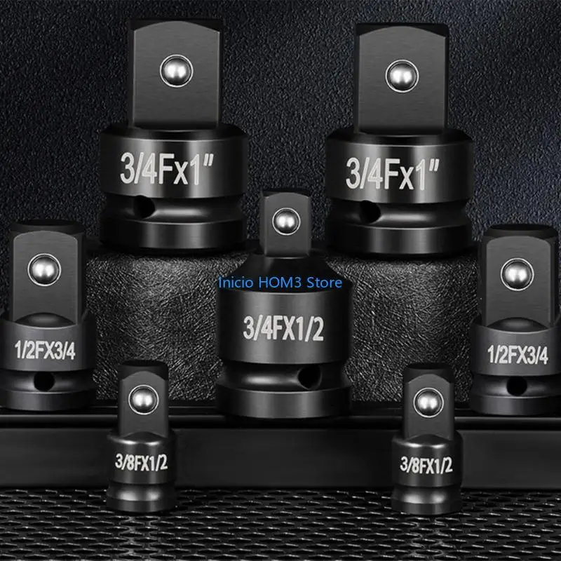 A5YD Double Size Socket Adapter 3/4Inch to 1/2Inch & 1/2Inch to 3/4Inch High Strength Impact Tool Accessories for Home Repair