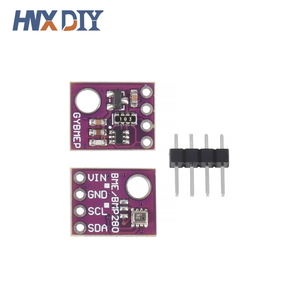 1-10 Stück BME280 BMP280 5 V 3,3 V Digitalsensor Temperatur Luftfeuchtigkeit Luftdruckmodul I2C SPI für Arduino – Detail 20