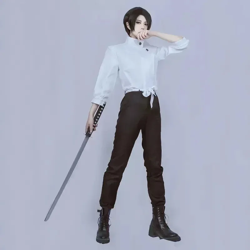 

Okkotsu Yuta Cosplay Jujutsu Kaisen Costume Top Pants Belt Zhengtai Uniform Set Cos Halloween Party Carnival Costume Comic Con