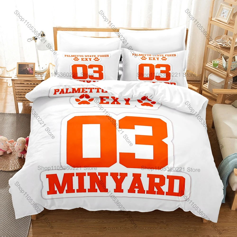 Cool All For The Game Novel Palmetto State University Fox Pattern 3 In 1 Bedding Set Quilt Cover With Two Pillowcases Bedroom De