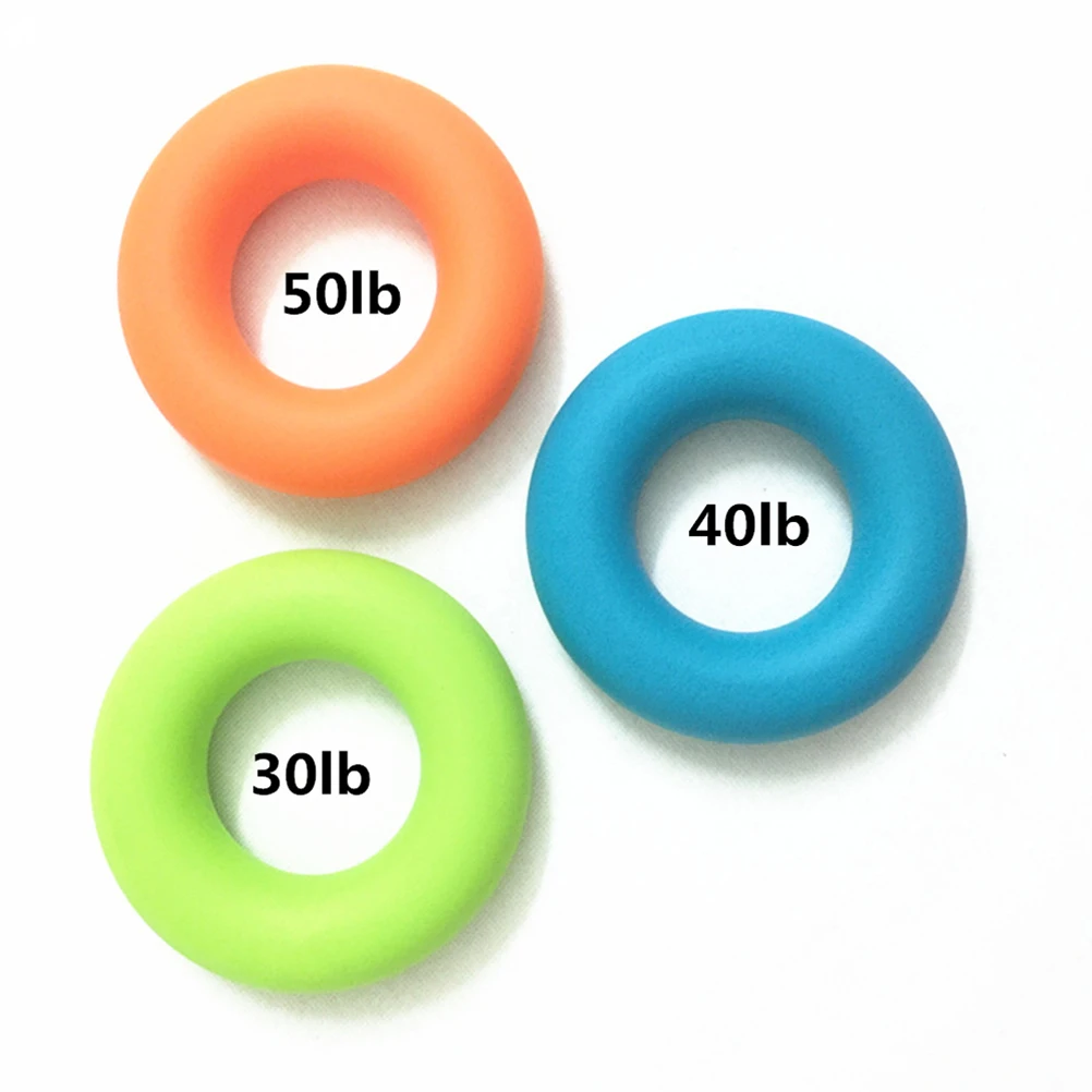 

3 PCS Grip Circle Hand Finger Forearm Wrist Exerciser Strength Trainer Small Fitness