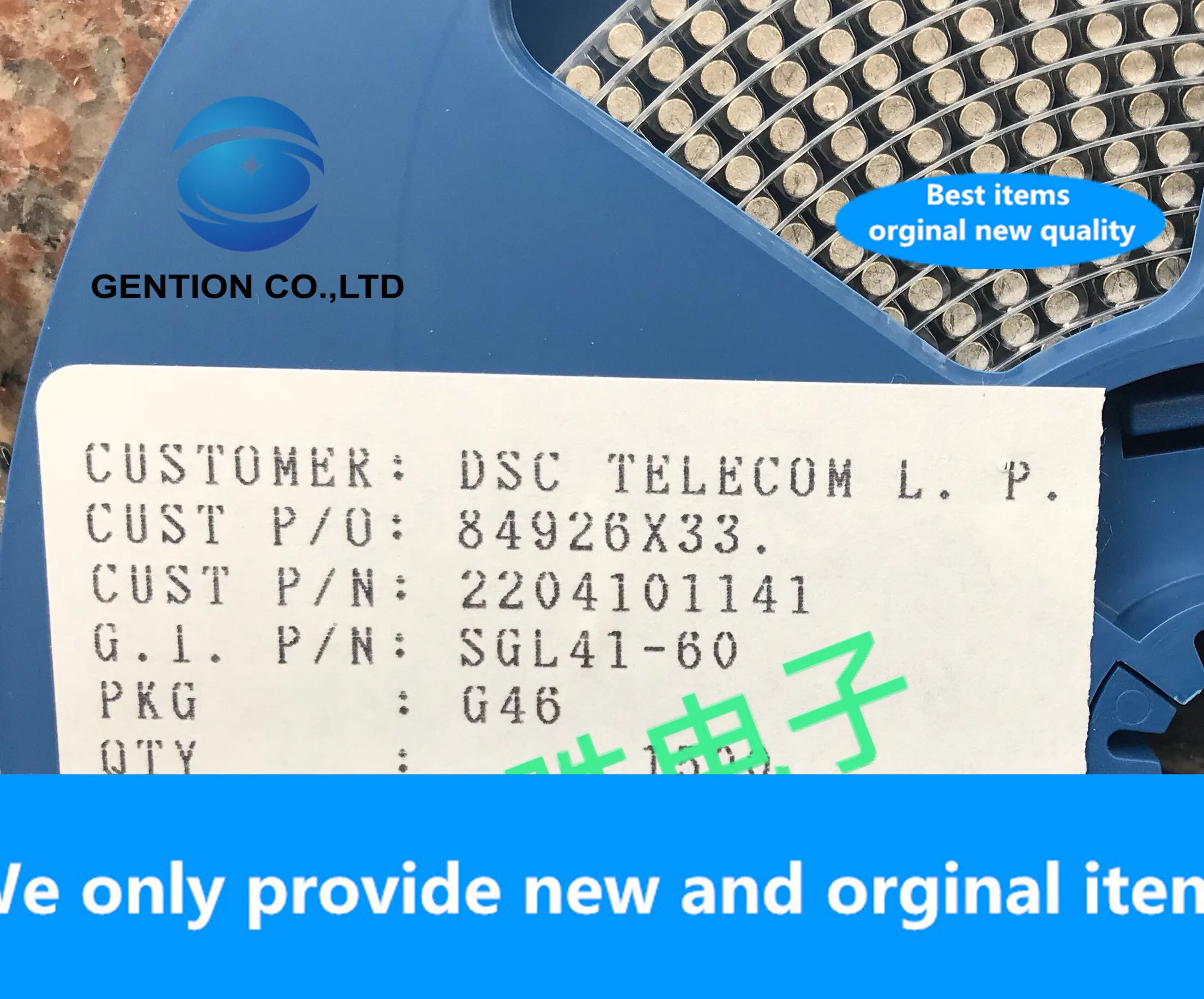 30PCS 100% New original SGL4160 1A60V glass passivation Schottky DO213AB silk screen orange ring green ring