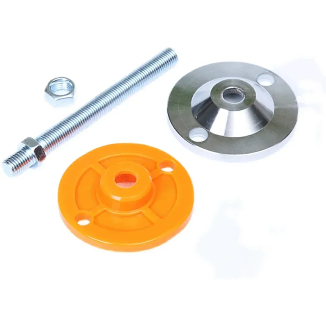 1Pcs Heavy Duty Adjustable Leveling Feet M8 M10 M12 M14 M16 Anti-Vibration Rubber Base D40 D50 D60 D80 Furniture Leveler