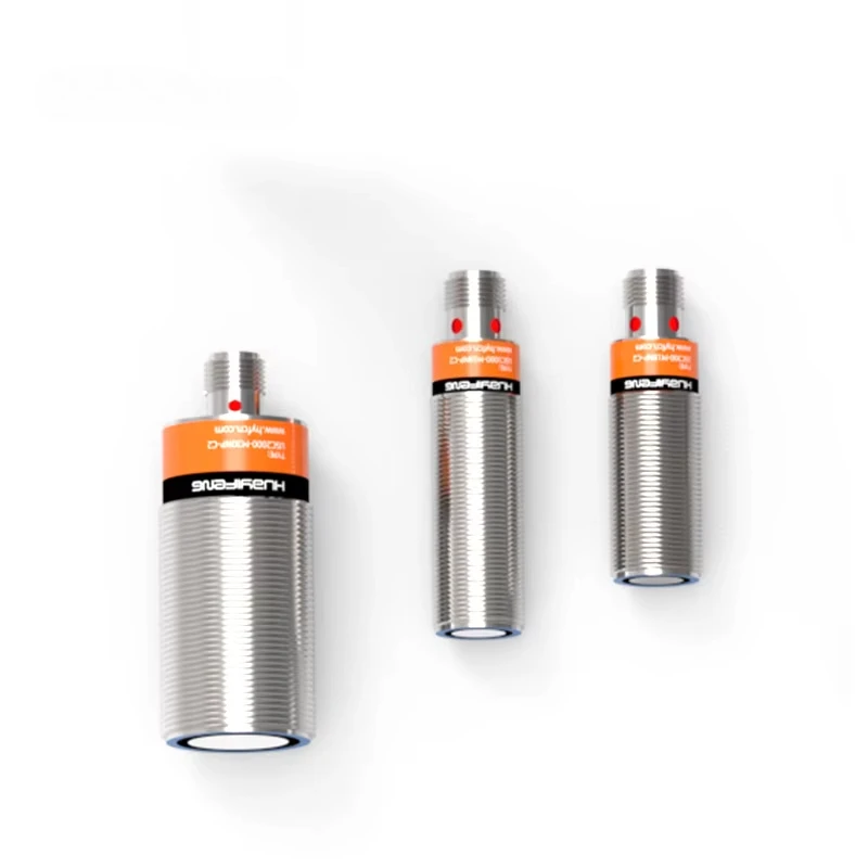 화이펑 M18 아날로그 원통형 초음파 센서, 동기화 및 학습 기능, IP67 방수 및 오일 저항