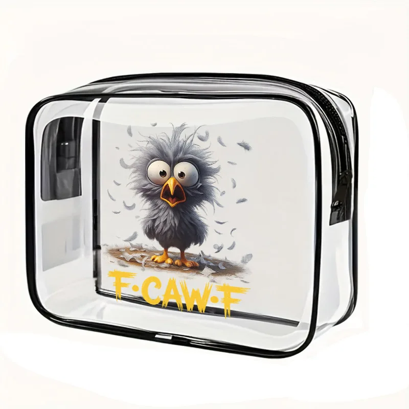 2026 جديد F-CAW-F الدجاج Harajuku الحيوان المرأة حقيبة غسيل PVC وحقيبة مستحضرات التجميل البلاستيكية هدية حفلة رائعة هدية السنة الجديدة هدية عيد ميلاد #4