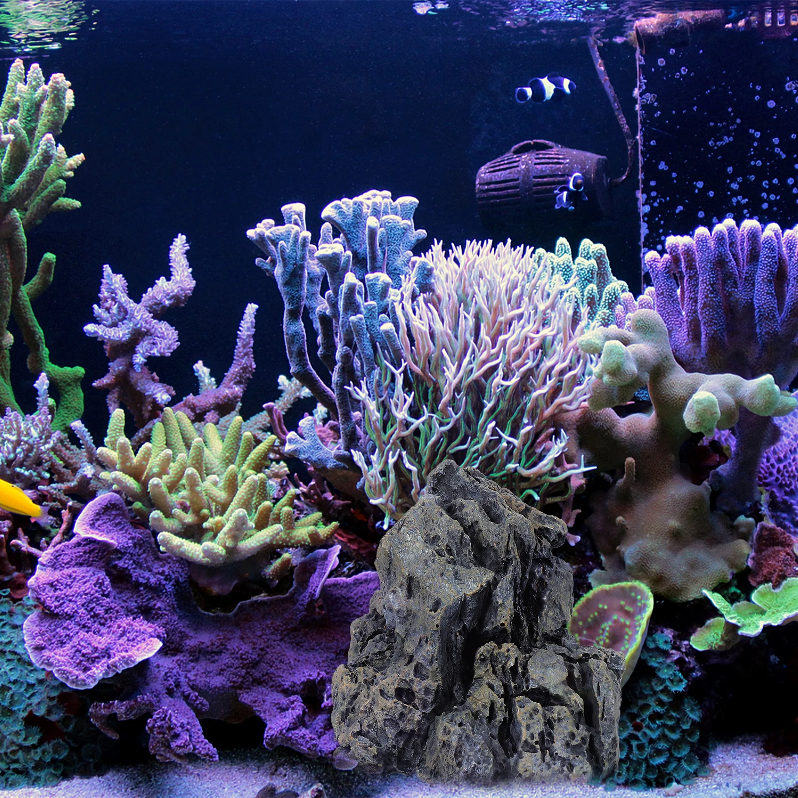 

Aquarium Stone Ornaments Lifelike Landscape Fish Tank Simulation Resin Material