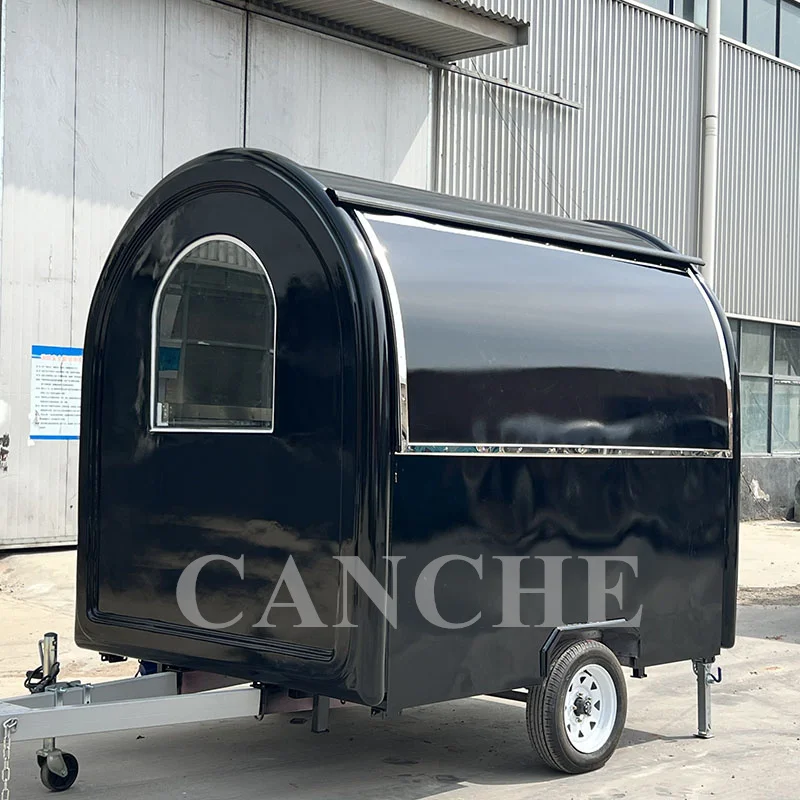 mini mobile airstream coffee ice cream food trailers fully equipped small mobile snack machines bbq food truck for sale