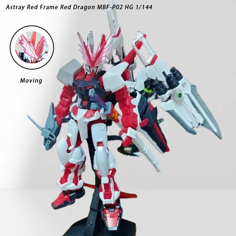 

Astray Red Frame Red Dragon MBF-P02 HG 1/144 Полная броня Astray Соберите модель Фигурки Детские игрушки Украшение Подарок